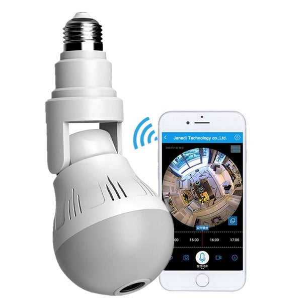 Light Bulb wifi camera review