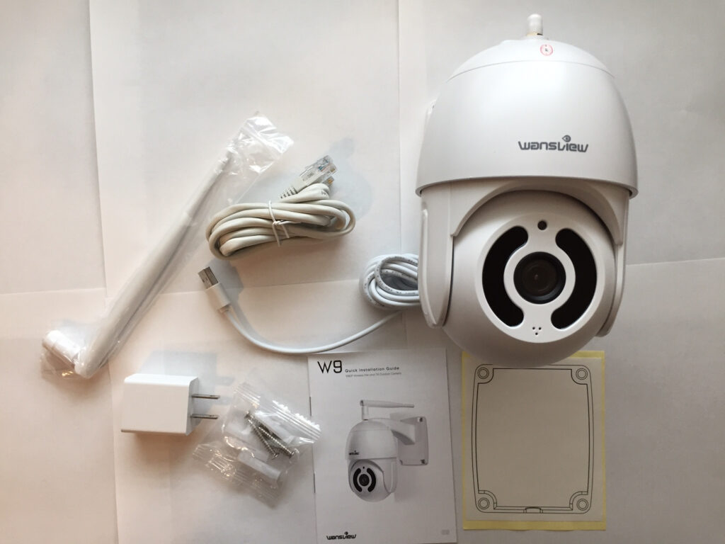 wansview W9 1080p Wireless Pan and Tilt Outdoor Camera Installation Guide
