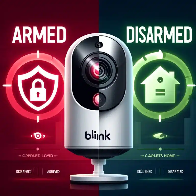 Blink Camera Armed vs Disarmed Mode