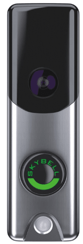 Skybell Slim Line II Silver Wi-Fi Video Doorbell Camera for Alarm.com