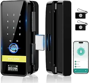 Smart Glass Door Lock: Biometric Fingerprint Door Lock